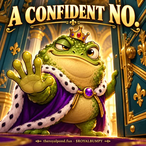 A confident no